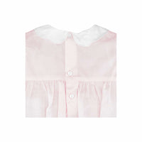 Petit Ami 2 piece bubble romper with collar and bonnet. 3 month size