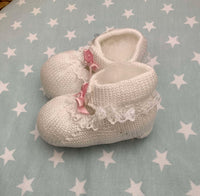Will'beth knit booties