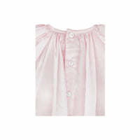 Petit Ami day gown with raglan sleeves and embroidered hem and matching bonnet. Prem