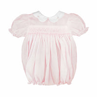 Petit Ami 2 piece bubble romper with collar and bonnet. 3 month size